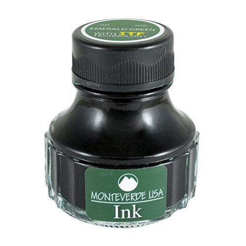 Monteverde USA Ink with ITF Technology, 90 ml Emerald Green (G308GN) - color: Emerald Green, style: 90ml