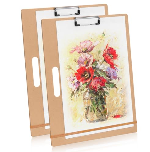Sketch Board - 13" x 17" Portable Art Portable Drawing Board with Handle, Pack of 2 - size: 13"x17", 2 Pack
