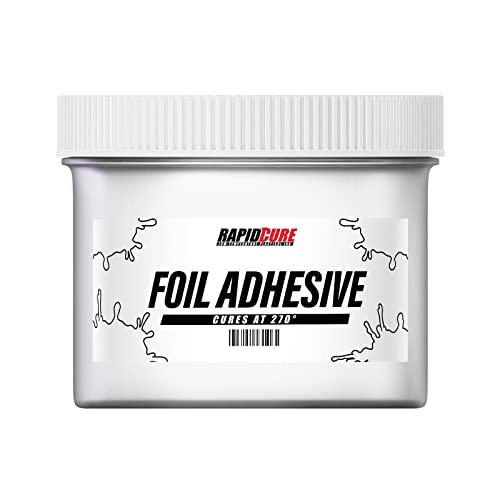 Rapid Cure® Screen Printing Ink Foil Adhesive (8 oz.) - Plastisol Ink for Screen Printing, Fast Curing Fabric Paint - Screen Print Direct®, USA Made - color: Foil Adhesive, size: 8 fl oz