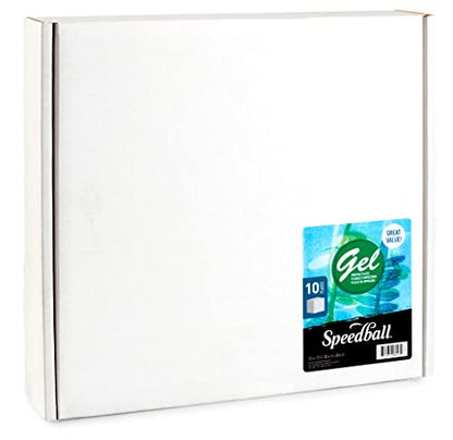 Speedball 8043 12" x 12" Gel Printing Plate (10 Plates) - size: 12" x 12"- 10-Pack