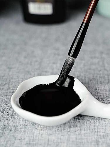 JapanBargain 1980, Japanese Chinese Brush Calligraphy Sumi Painting India Ink, Made in Japan, Black Color, 4-Pack