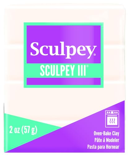 Sculpey III: Polymer Clay:Translucent - 8oz Pack - Oven Bake Clay, Non-Toxic, Sculpting, Create Jewelry-Decor-Craft Projects, Art Supplies, Adult-Kids - color: Multicolor