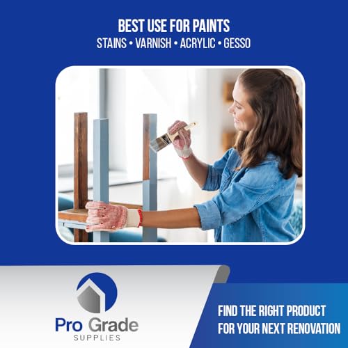 Pro Grade - Paint Brushes - 2Ea 3" Flat Brushes - size: 2Ea H 3F
