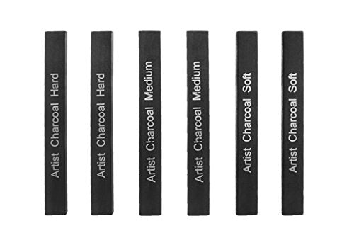 compressed charcoal sticks Drawing Class Essential Tools Kit