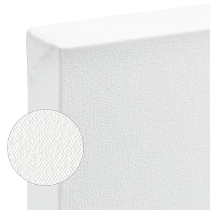 SoHo Urban Artist, 18x18 Heavyweight Stretched Cotton Canvas for Painting - 1.5" Deep- 3 Pack, Triple Primed, 100% Cotton Canvas, Archival, Universal Primed for Oil, Acrylic, Alkyd, Mixed Media - size: 18"x18"