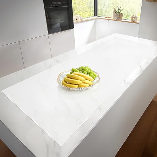 Silicone Mat Roll - Silicone Mats for Kitchen Counter, Heat Resistant Countertop Protector, Non-Slip Table Mat Desk Saver Pad, Multi-functional Cuttable Silicone Mat, Craft Mat - 17IN X 5FT - color: White, size: 17 x 60 in (0.03 in thick)