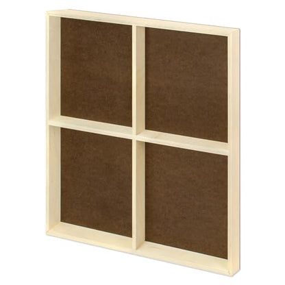 Ampersand Art Supply Hardboard Wood Painting Panel: Museum Series Hardbord, 36" x 36", 2 Inch Cradled Profile - color: 2 Inch Cradled Profile, size: 36" x 36"