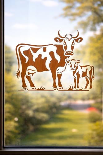 Cow Stencil – Farm Animal Outline Stencil for Painting Crafting Scrapbooking and DIY Projects - style: Cow