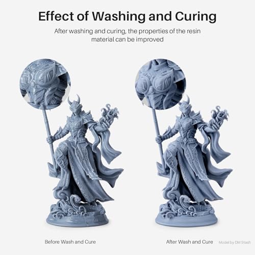 ELEGOO Mercury Plus V3.0 Wash and Cure Station, 7.5 L Large Capacity, Compatible with Mars Saturn Photon Halot MSLA LCD DLP 3D Printers, Washing Size of 9.05"×5.31”×10.24“ - style: Mercury Plus V3.0-XL