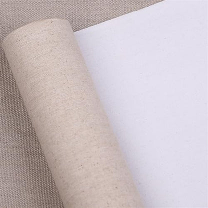 Linen Blend Canvas Roll 28 cm 1M/roll Primed for Acrylic Oil Painting