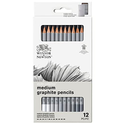 Winsor & Newton Studio Collection Artist Pencils, Graphite Pencils, Set of 12 - style: 12 Colors Pencils