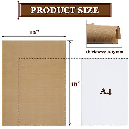 Selizo 20 Pack Teflon Sheet for Heat Press, Heat Transfer Press Cover Paper Heat Resistant Transfer Protector Mats for Cricut Iron HTV Vinyl, Sublimation, Baking and Craft - color: 20 Pack