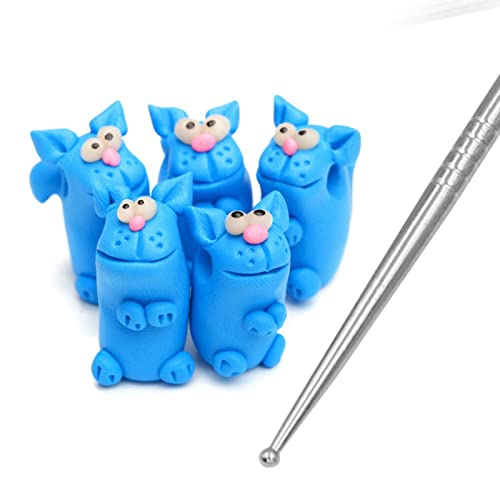 3pcs Sculpture Modeling Tools, Stylus Clay Tools, Dotting Sculpting Modeling Tools Set, Double Ended Metal Ball, Cake Decoration Tools