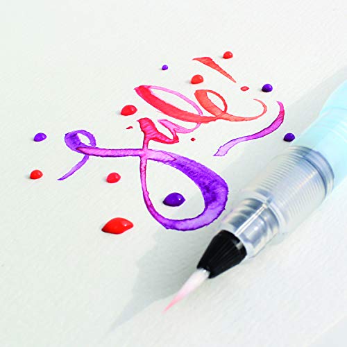 Pentel Arts Aquash Fine Point Water Brush, Medium (FRHMBP) - style: Medium