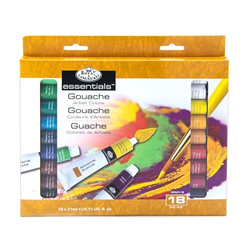 Royal & Langnickel Gouache Color Artist Tube Paint, 21ml, 12-Pack - size: 8.52 Fl Oz (Pack of 1)