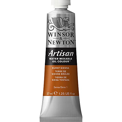Winsor & Newton Artisan Water Mixable Oil Colour, 1.25-oz (37ml), Burnt Sienna - color: Burnt Sienna, style: 1.25-oz