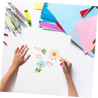 PLAFOPE 100sheets Blank Drawing Paper Pad Marker Pen Paper for Sketching Doodle Art Architectural Sketch Drafting Ink Resistant