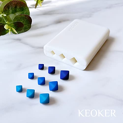 KEOKER Polymer Clay Bead Roller, Polymer Clay Earrings Tools, Round Bead Maker, Clay Jewelry Making Tool, Helps You Make Perfectly Round Beads in Three Sizes (Diamond Shape Bead) - color: 8mm/10mm/12mm Diamond Shape Bead
