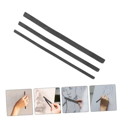 NUOBESTY 25pcs Charcoal Pencils Vine Charcoal Sticks for Sketching Drawing Pencils Compressed Willow for Artists Hobbyists