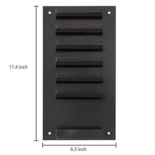 MyGift Dry Erase Marker Holder, 7 Slots Whiteboard Marker Holder for Wall, Pen Pencil Organizer for Classroom Office or Home
