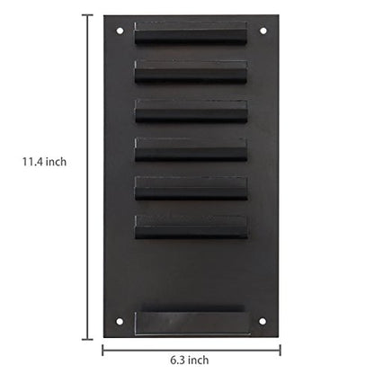 MyGift Dry Erase Marker Holder, 7 Slots Whiteboard Marker Holder for Wall, Pen Pencil Organizer for Classroom Office or Home