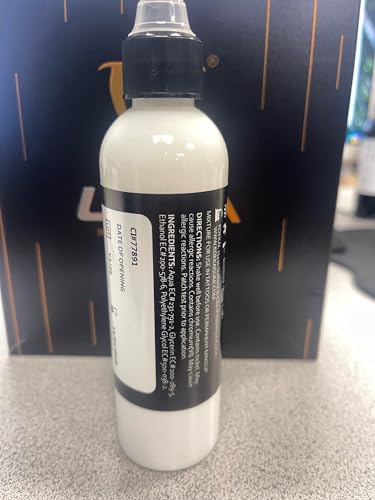 Tattoo Ink, Premium Quality, Precision Medium Viscosity, Rich Hue, Quick Healing, Acrylic-Free, Water-Based, Ready-to-Use Ink for Precision Tattooing (White Moon, 0.5 oz) - color: White Moon, size: 0.5 fl oz