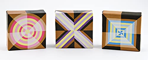 The Edge All Media Cotton Canvas Mini Gallery 1-1/2" Deep 9-Pack 4x4"