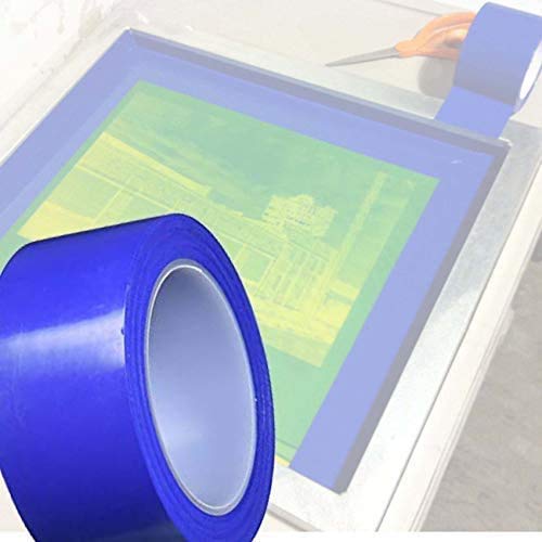 2" x108ft.12 Rolls Screen Printing Block Out Tape & Graphic Production Blue Tape Solvent and Water Resistant 2" x36yds - size: Screen Tape 2"