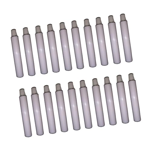 Empty Aluminum Paint Tubes, 20Pcs 5ml Refillable Sample Containers for DIY Paint Filling and Travel Storage - size: 20Pcs 5ml
