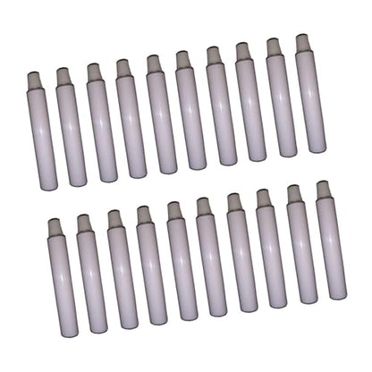 Empty Aluminum Paint Tubes, 20Pcs 5ml Refillable Sample Containers for DIY Paint Filling and Travel Storage - size: 20Pcs 5ml
