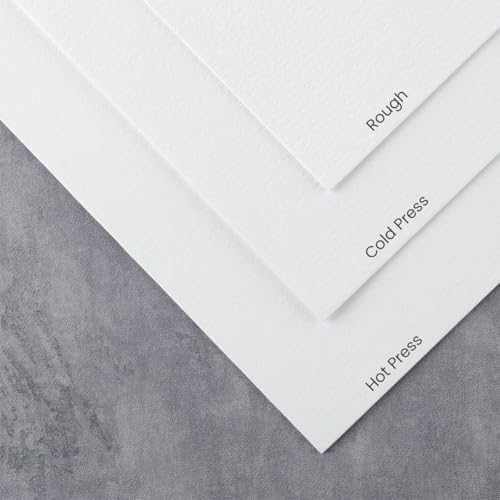 New York Central Watercolor Paper - 9x12-10 Sheets - 140 lb. Cold Press - 100% Cotton, Acid-Free, Archival Quality, Bright White Watercolor Paper Pad for Wet & Dry Media