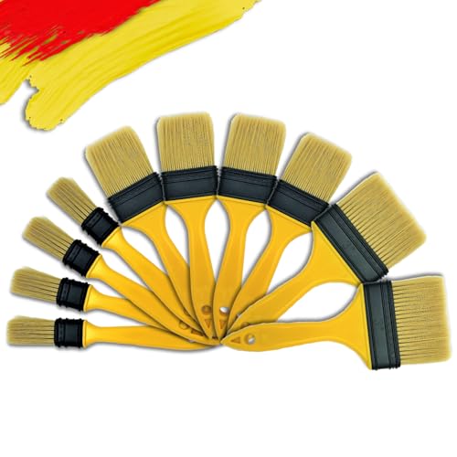 Paint Brushes for Walls I Chip Brush Set Assorted Size 40 Pack I S.Chip Brush Never Lose Bristles I 100% Plastic I for Paint, Glues, Stains and Single Material - size: Multi Size, 40 pcs