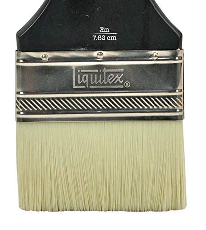 Liquitex Large Scale Broad Flat/Varnish Brush, 3" - size: 3", style: Large Scale Broad Flat/Varnish