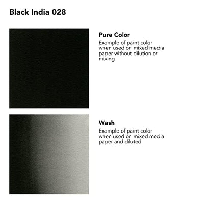 Daler-Rowney FW Acrylic Ink Bottle Black - Versatile Acrylic Drawing Ink for Artists and Students - Permanent - color: Black (India)