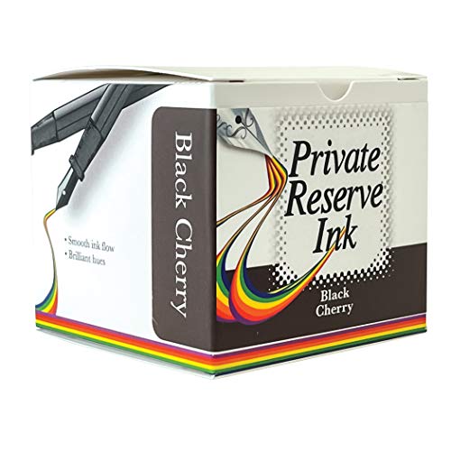Private Reserve Premium Fountain Pen Ink, 60ml Bottle, Black Cherry | Premium fountain pen ink with smooth flow, rich color, and reliable everyday writing performance. - color: Black Cherry