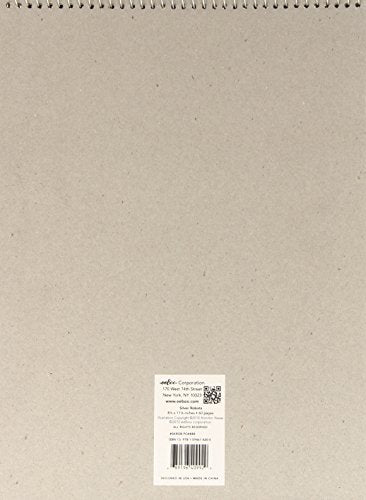 eeBoo: Silver Robots Spiral Bound Blank Sketchbook - 60 Pages, 140 GSM/95 LB Paper, 8.5x11, Eco-Friendly, Kids Art Supplies - style: Silver Robots