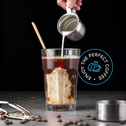 MontoPack Wooden Coffee Stirrers | Bulk Pack of 1000 5.5" Disposable Wood Stir Sticks for Hot or Cold, Beverages & Cocktails | Round Edges, Splinter-free & Food safe, Ideal for Popsicles and Crafts