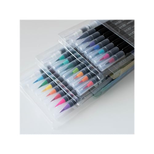 Art 101 Creative Tools Brush Pens, Assorted, 8 Pens/Pack, 3 Packs/Carton (73024)