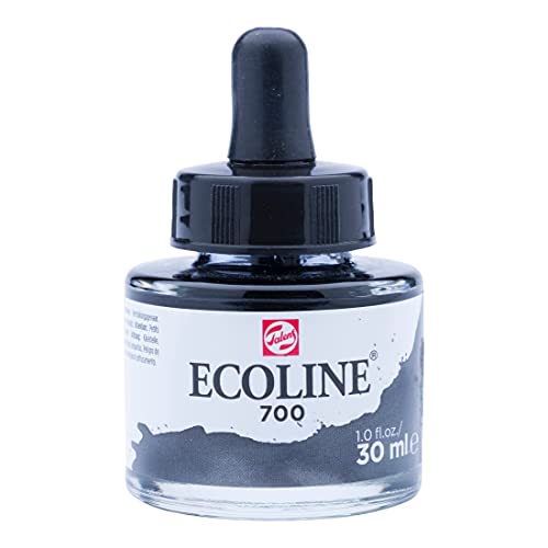 Ecoline Liquid Watercolour Bottle 30 ml Black 700 (11257001) - color: Black
