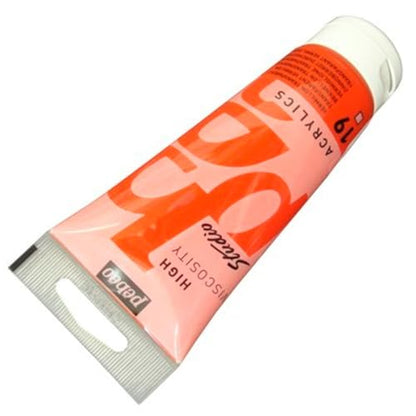 PEBEO - Acrylic Fine Studio Acrylics - Transparent Vermilion - Transparent Vermilion 100ml/3.38oz - color: Transparent Vermilion