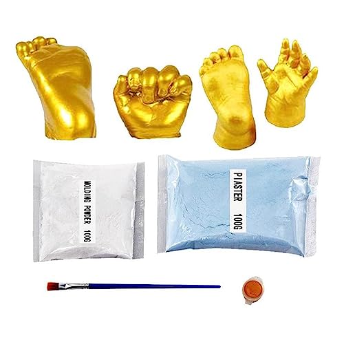 ljhnba for Creative Baby Hand Moulding Powder Baby Hand Foot Casting Powder DIY Hand Holding Craft Material Hand Casting Powder Alginate Molding
