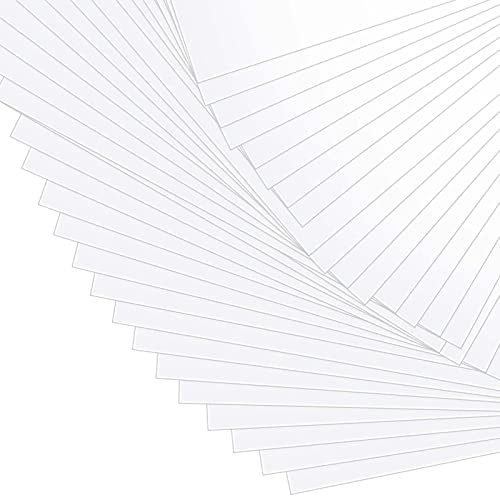 JAPCHET 50 Pcs 12 x 12 Inches PET Blank Stencil Sheets, 10 mil Acetate Sheets, Large Mylar Paper Sheets Template Material, Make Your Own Stencil for Vinyl Cutting Laser Cutting