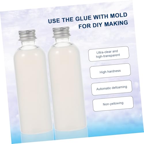 Operitacx 600g Translucent Liquid Silicone Molding Glue for Mold Making Versatile Easy Use for Crafts Candle Molds Soap and Home Projects