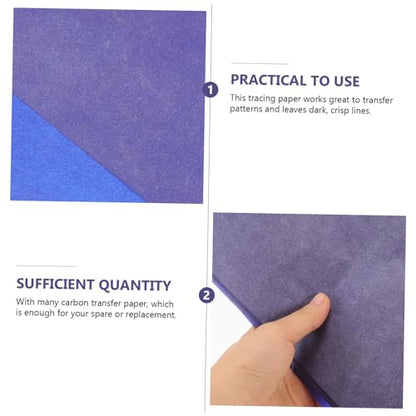 VILLFUL Tracing Carbon Paper 50 Sheets Carbon Paper for Drawing Tattoo Stencil Roll Graphite Transfer