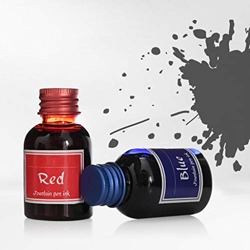 Calligraphy Ink 10 Colors Dip Pen Ink Set Art Writing Drawing Ink Bottles 30ml for Resin Art Tumbler Making Painting, 3.2*6cm, As Pictures Shown