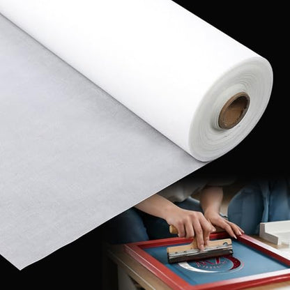 OTGMGCB 1.27m x 2m Silk Screen Mesh, Professional Screen Printing Screens, High-Definition Mesh Stencil for T-Shirt, Paper & Fabric Printing (100mesh/39T)