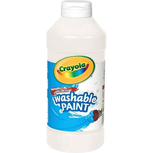 Crayola Washable Kids Paint, White, 16oz - color: White