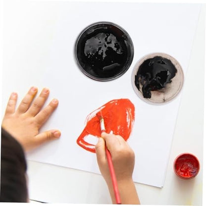 300ml Water Based Printing Ink Black Color Paste for Printmaking and DIY Painting Lightweight Portable Rubbing Paint Pigment Suitable for Beginners and Teachers