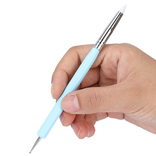5pcs Double Head, Clay Sculpting Tool Set Silicone Sculpture Tools Arts Crafts Shapers Accessory Silicone Sculpting Tool Ble Color Shape Painting Brush Sets