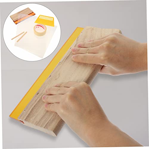 PLAFOPE 1set Silk Kit Ink Squeegee for Projects and Easy to Use for Textiles and Hand Printing